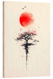 Wood print Heaven and Earth - Peter Roder