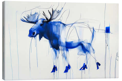 Obraz na płótnie Blue Moose
