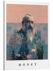 Stampa su alluminio For Claude Monet II - Frank Moth