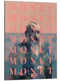 Stampa su alluminio For Claude Monet I - Frank Moth