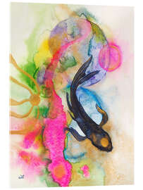 Acrylic print Meditation with Koi - Zaira Dzhaubaeva