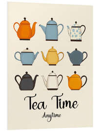 Tableau en PVC Tea Time Anytime - Annika Persson