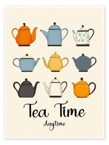 Póster Tea Time Anytime