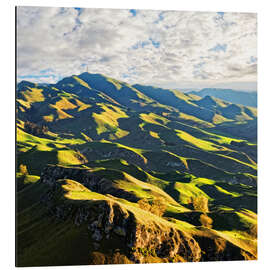 Aluminium print Te Mata Peak New Zealand - Michael Rucker