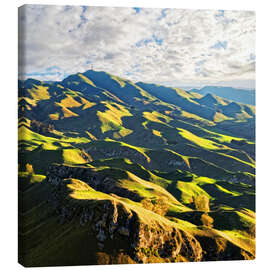 Leinwandbild Te Mata Peak Neuseeland - Michael Rucker