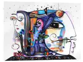 Acrylglasbild Salvador Dalis Katze - Elena Samborskaja