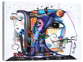 Canvas print Salvador Dali's Cat - Elena Samborskaja