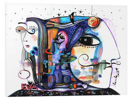 Hartschaumbild Salvador Dalis Katze