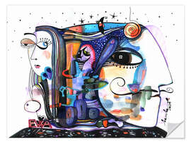 Wandsticker Salvador Dalis Katze