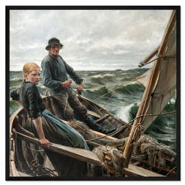 Gerahmter Kunstdruck Auf See - Albert Edelfelt