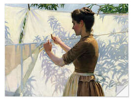 Sticker mural Shadows, 1887 - Charles Courtney Curran