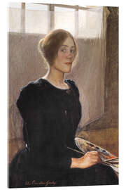 Acrylglasbild Selbstbildnis