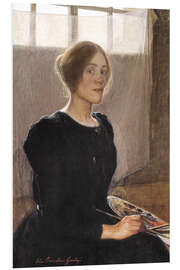 Hartschaumbild Selbstbildnis