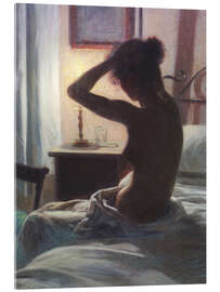 Acrylic print In Bed, 1897 - Elin Danielson-Gambogi