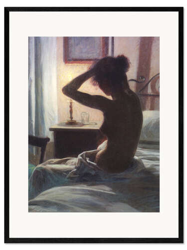 Framed art print In Bed, 1897