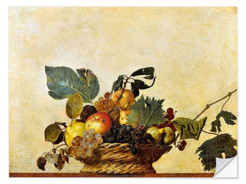 Autocolante decorativo Basket of Fruit