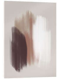 Acrylic print Mocha Paint play - Martina illustration