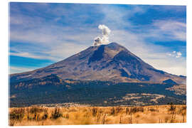 Acrylic print Volcano Popocatepetl, Iztaccihuatl National Park, Mexico - HADYPHOTO