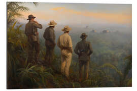 Alubild Entdecker im Morgengrauen - Felipe Hora