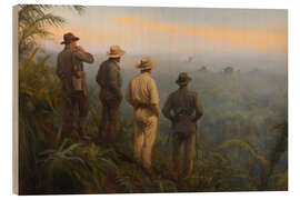 Obraz na drewnie Explorers at Dawn - Felipe Hora