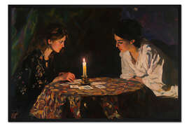 Gerahmter Kunstdruck Die Wahrsagerin - Felipe Hora