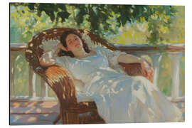 Tableau en aluminium Sunlight on the Veranda - Felipe Hora
