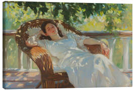 Canvas-taulu Sunlight on the Veranda - Felipe Hora