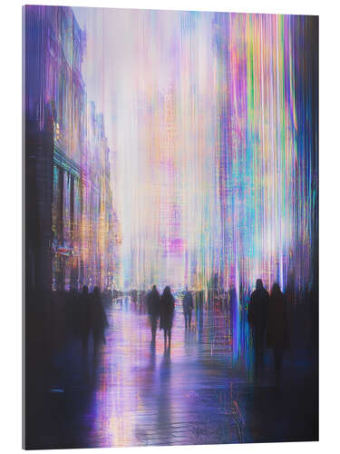 Tableau en verre acrylique Luminous Times Square