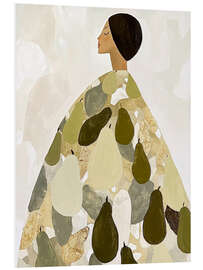 Foam board print Golden Green Queen - DejaReve