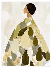 Wall sticker Golden Green Queen - DejaReve