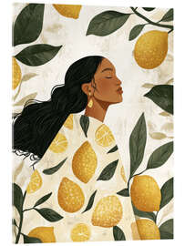 Acrylic print The Lemon Goddess - DejaReve