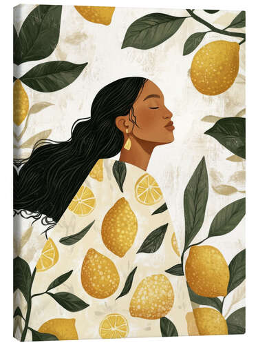Canvas print The Lemon Goddess