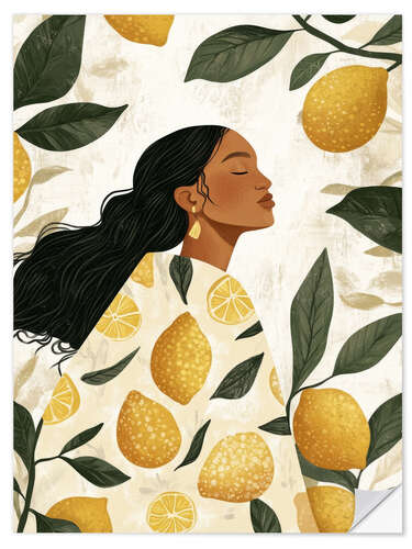 Wall sticker The Lemon Goddess
