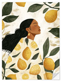 Sticker mural The Lemon Goddess - DejaReve