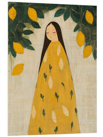 Foam board print Lemon Whisper - DejaReve