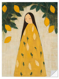Wall sticker Lemon Whisper - DejaReve