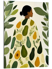 Magnettafel Grün fließt in meine Seele