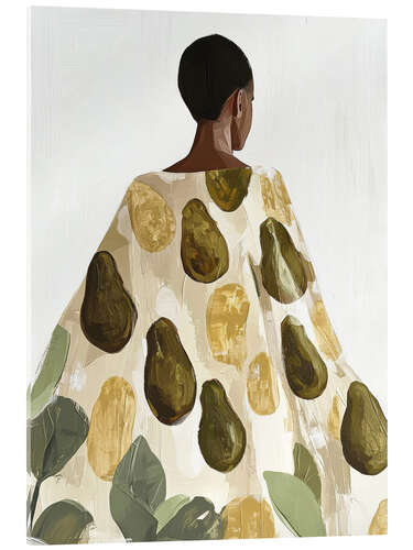 Tableau en verre acrylique Avocado Muse