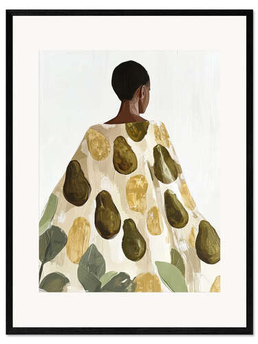 Framed art print Avocado Muse