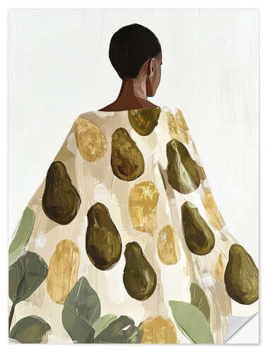 Wall sticker Avocado Muse