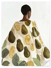 Wall sticker Avocado Muse - DejaReve