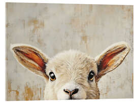 Acrylic print Vintage Easter Lamb - TAlex