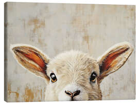 Canvastavla Vintage Easter Lamb - TAlex