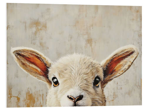 Quadro em PVC Vintage Easter Lamb