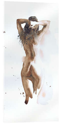 Acrylglasbild Erotische Aquarelle