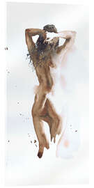 Acrylic print Watercolour erotic