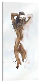 Cuadro de plexi-alu Watercolour erotic