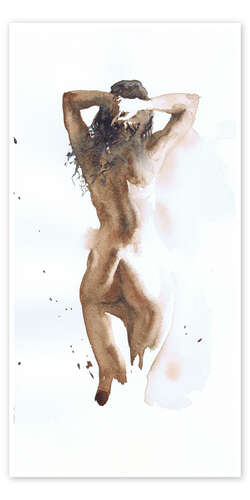 Juliste Watercolour erotic