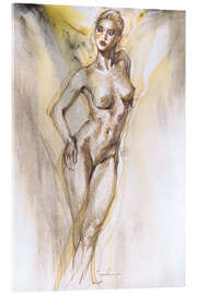 Tableau en verre acrylique Erotic Act II - Samira Yanushkova