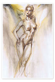 Wall print Erotic Act II - Samira Yanushkova